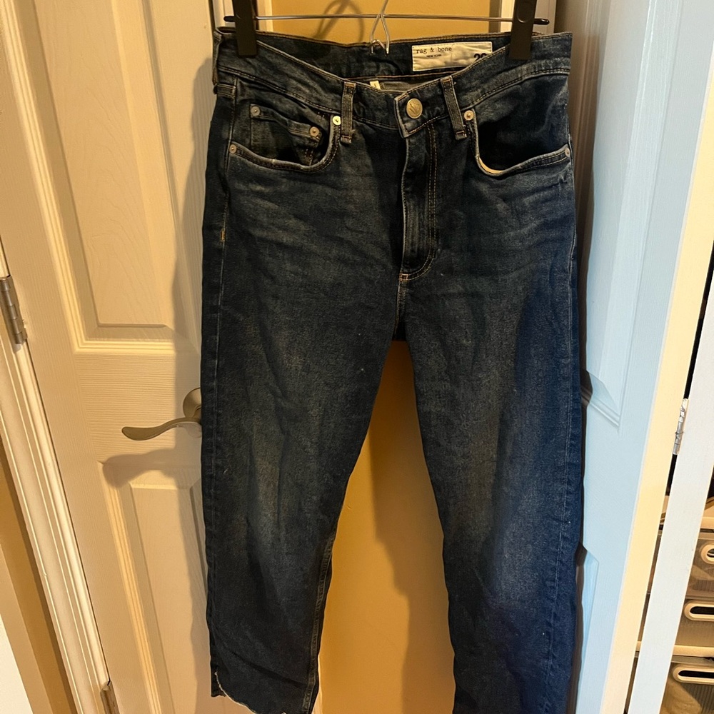 rag & bone Harlow Mid Rise Straight jeans